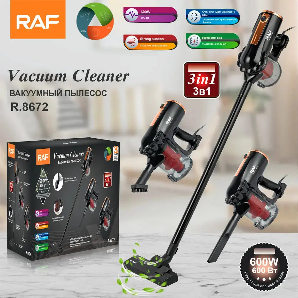 Aspirator R.8672 cu Filtru HEPA, 600W, cu accesorii Glorio