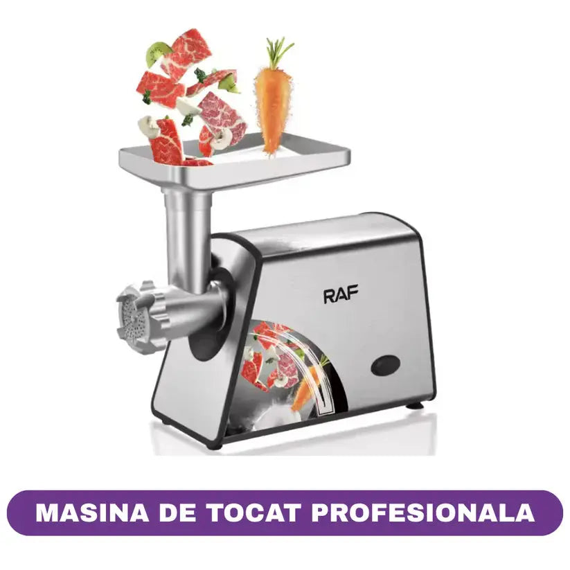 Mașină de Tocat Carne Profesională RAF R.3392 – Putere 2000W pentru Rezultate Perfecte Glorio.ro