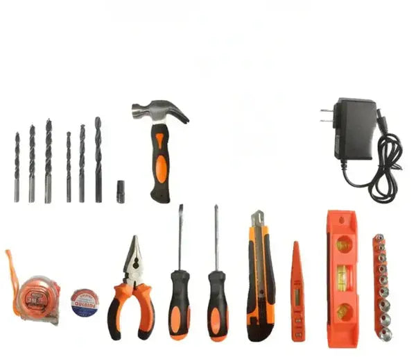 Bormasina Electrica cu 2 Acumulatori, 12V, 25 De Accesorii + Geanta De Transport CADOU Doimeseriasi.ro