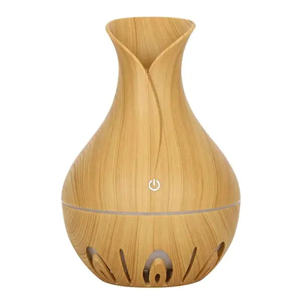 Difuzor de Aromaterapie cu Iluminare LED in 7 Culori, 300 ml + 12 uleiuri CADOU Doimeseriasi.ro