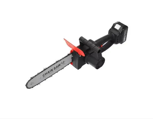 Drujba Electrica, Cu 2 x Lama 31 cm (12 INCH), 2 x Lant, 1 x Acumulator 48 V, Geanta De Transport CADOU Doimeseriasi.ro