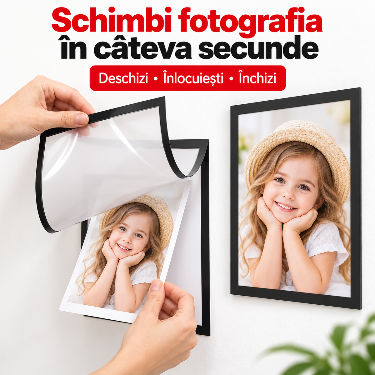 Set 5 buc - Rame foto magnetice – amintirile tale, mereu la vedere Glorio.ro