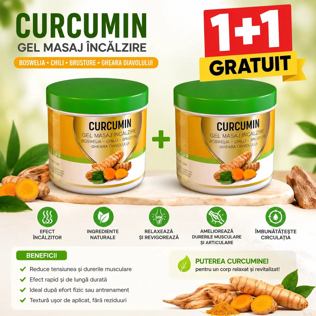 CURCUMIN! SĂTUL DE DURERI CARE ÎȚI DICTEAZĂ VIAȚA? SPUNE STOP ACUM! Glorio