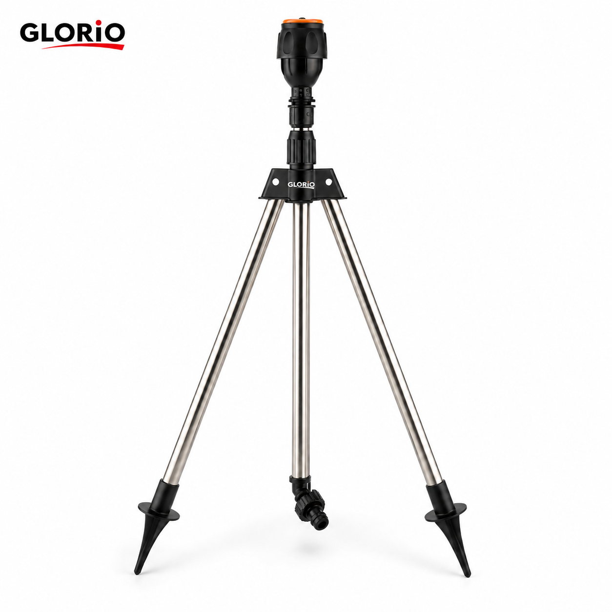 Aspersor Tripod GLORIO pentru Grădină – Udare Uniformă 360° + Adaptor Cadou Glorio