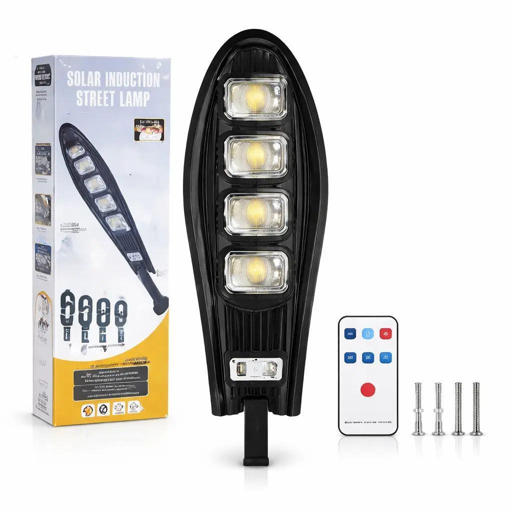 SET 5x Lampa Stradala 1200W, Incarcare Solara Glorio