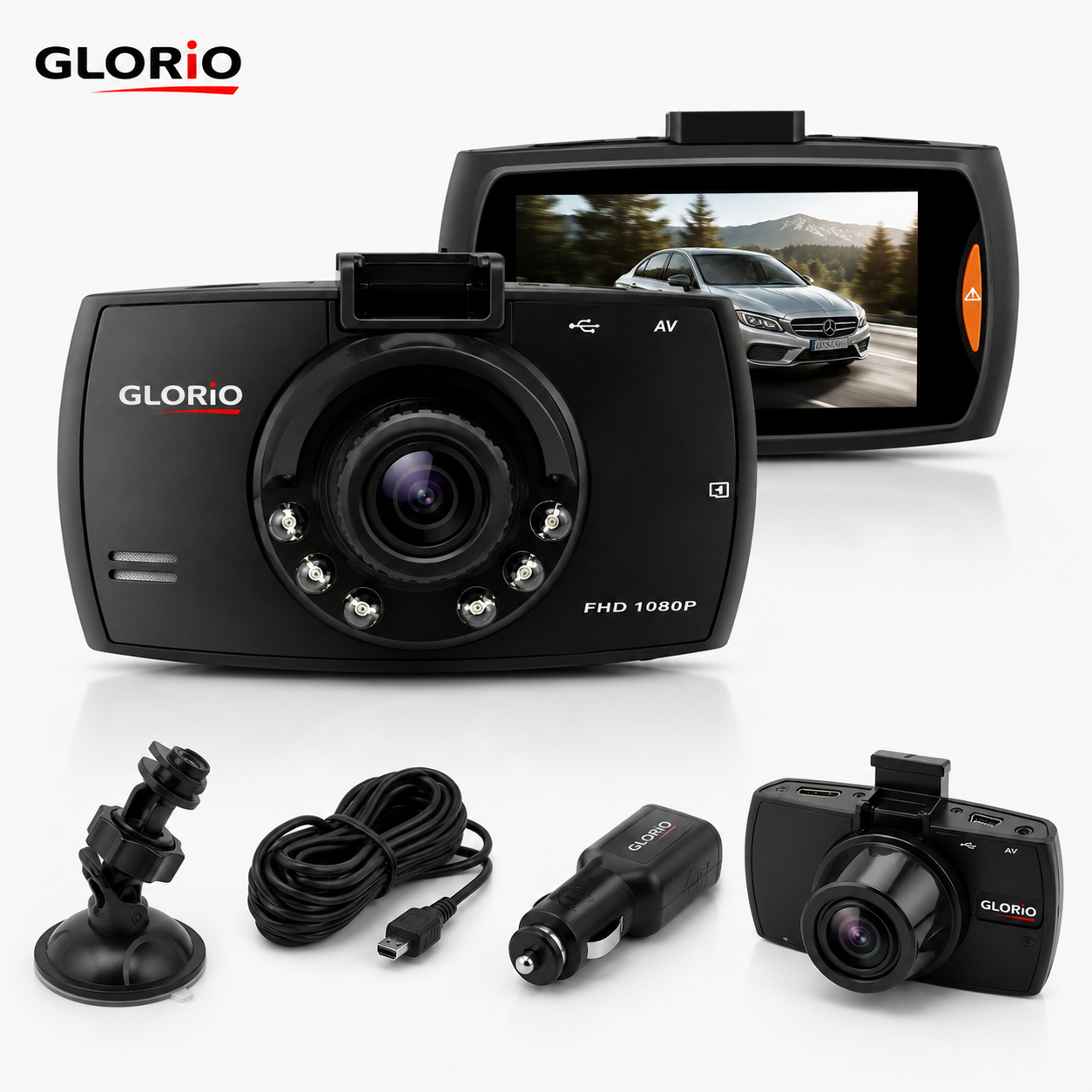 Camera de Bord DVR HD Night Vision, Ecran 2.7 inch, Senzor de miscare + Card 32 GB CADOU Doimeseriasi.ro