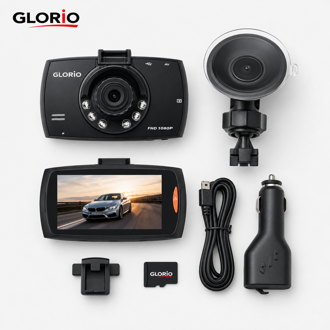 Camera de Bord DVR HD Night Vision, Ecran 2.7 inch, Senzor de miscare + Card 32 GB CADOU Doimeseriasi.ro