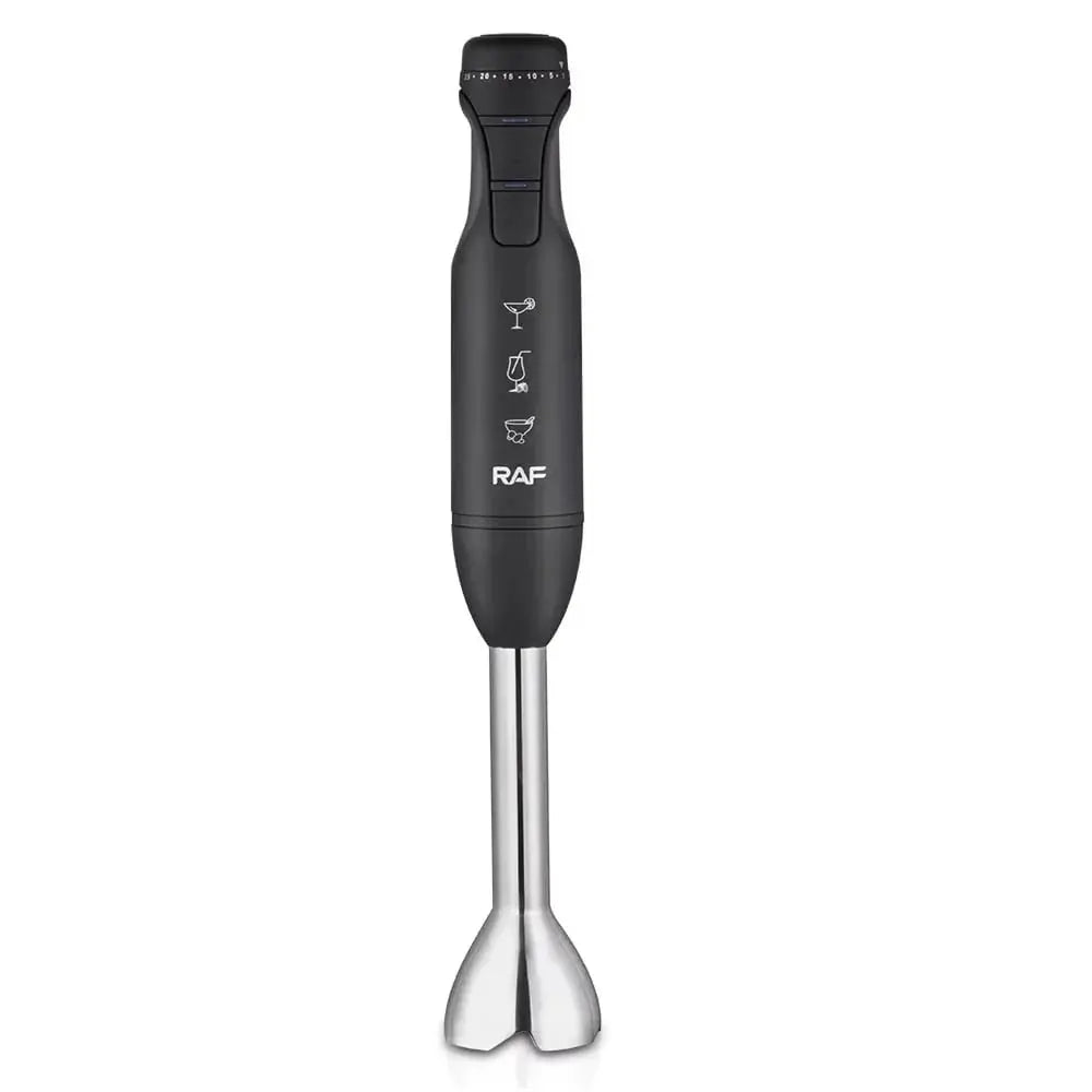 Blender Vertical de Mână, RAF R780, 1500W, 12000 RPM, 4 Lame din Oțel Inoxidabil, 42x6 cm Glorio