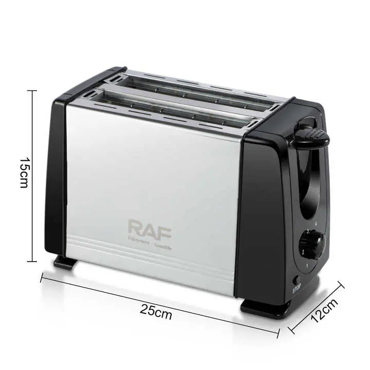 Prăjitor de Pâine RAF R262, 750W, 6 trepte de prajire, 19.5x12x21 cm Glorio