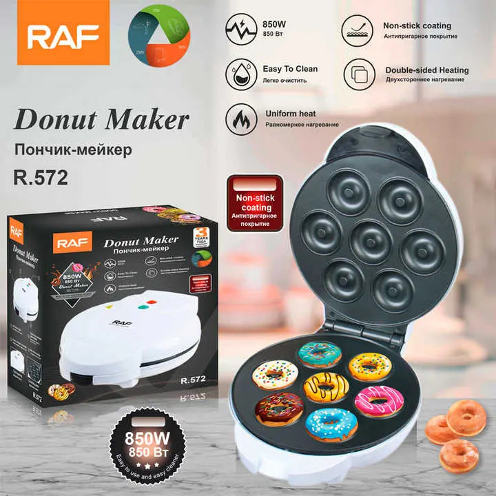 Aparat de făcut mini-gogoși RAF R.572, 850W, Multifuncțional Glorio