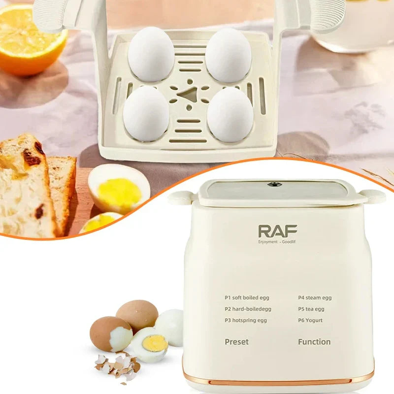 Fierbator de oua RAF R.0051, 300 W, 6 moduri de gatire, Afisaj digital Glorio