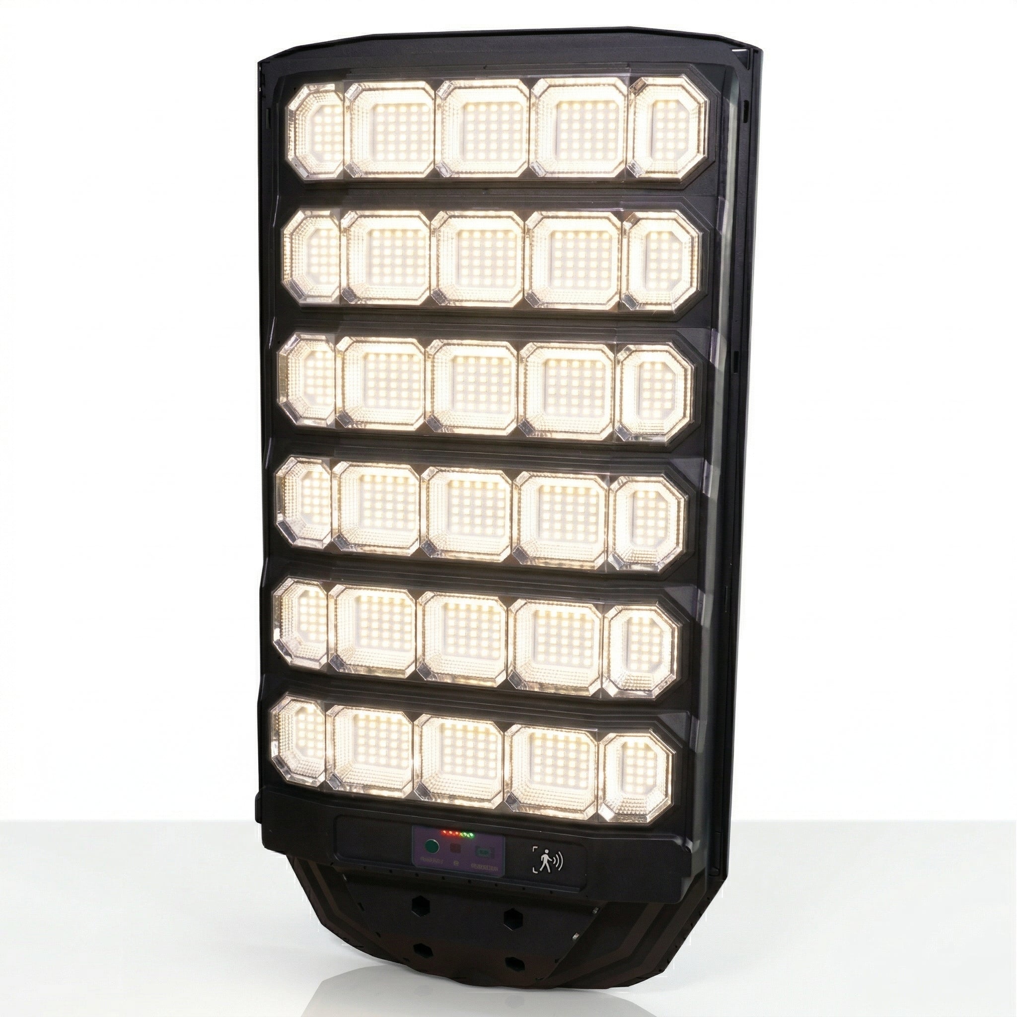 Lampa Solara Uriasa 75x38 cm, Polaris Innova 1600W – LED 120 000 lm, Senzor Lumina/Miscare si Telecomanda, IP66 & Suport Prindere Glorio