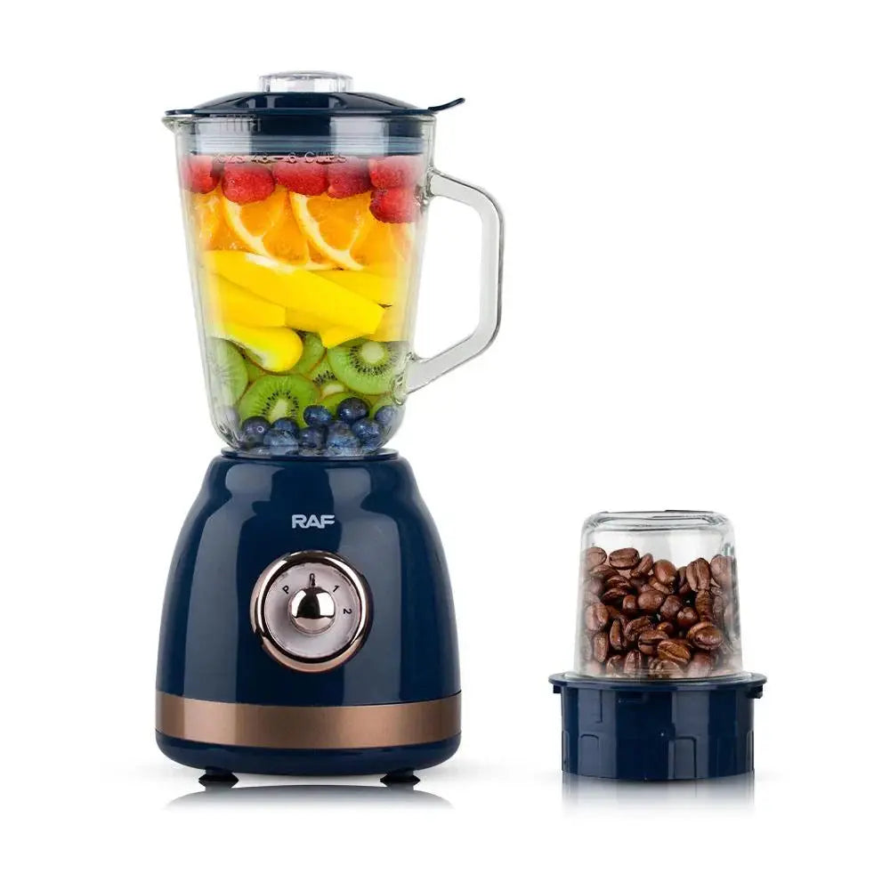 Blender Electric Puternic RAF 2826, Capacitate 1500ml, 1000W, cu 6 Lame Glorio