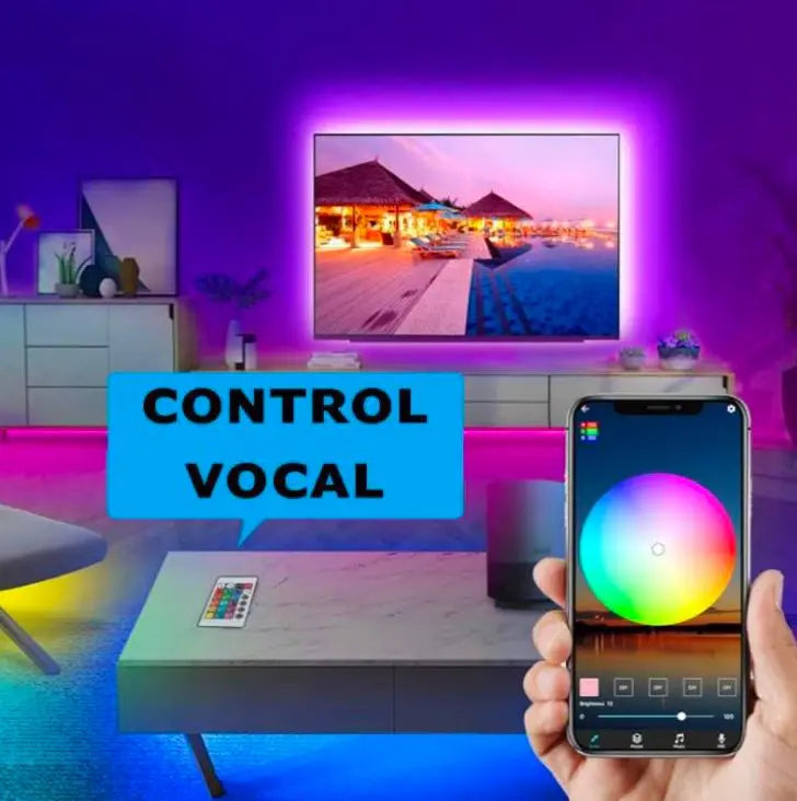 1+1 GRATIS: Banda Led Smart RGB - Cu Telecomanda + Control Din Telefon Doimeseriasi.ro