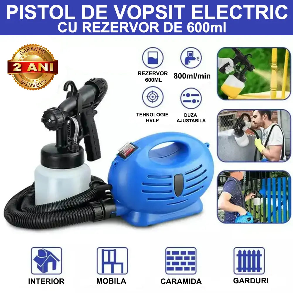 Aparat Pentru Vopsit Si Zugravit Rapid, Paint Zoom, Rezervor 600 ml Doimeseriasi.ro