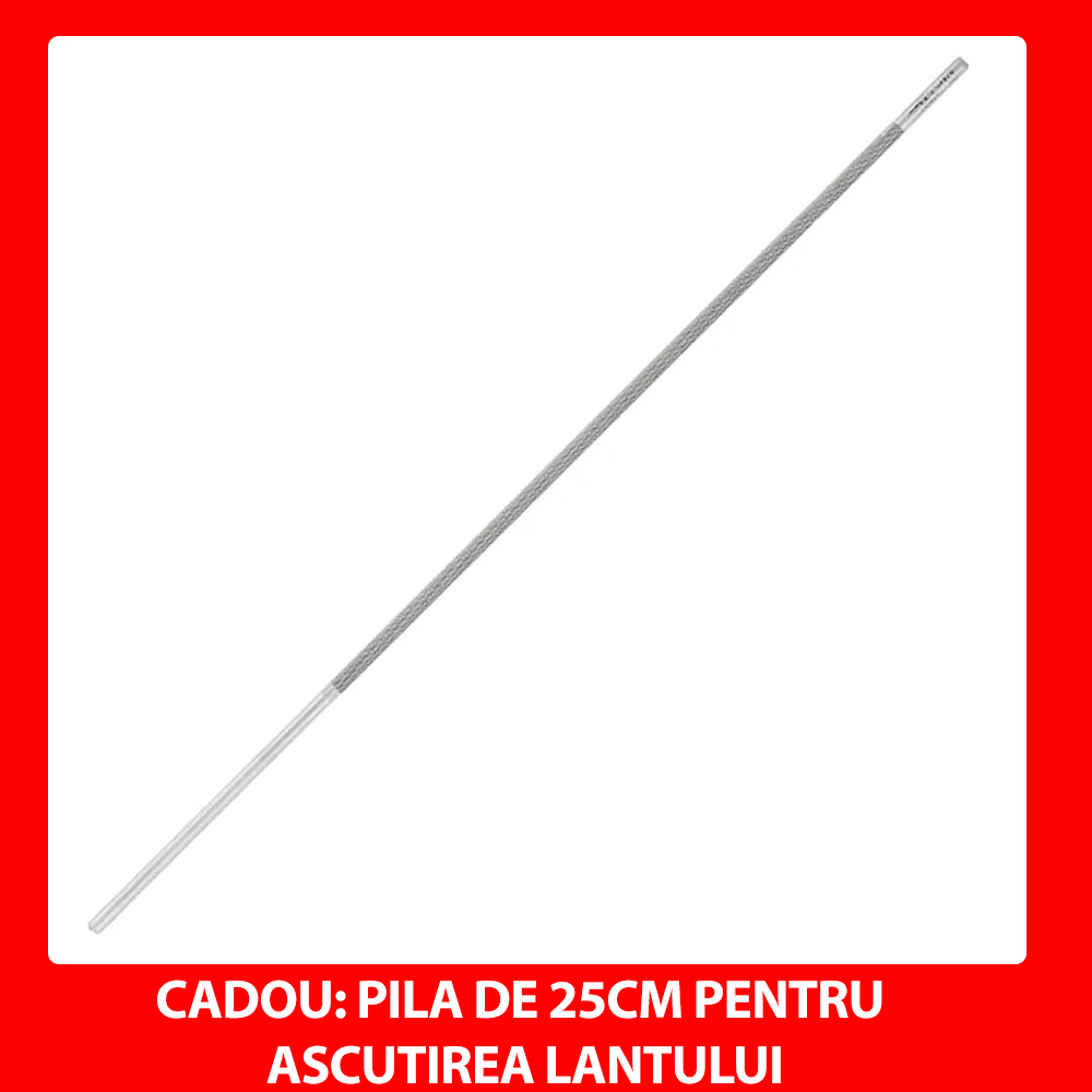 Pachet PROMO: Mini Fierastrau Electric Cu Acumulatori 24V, 2x Baterie + 2x Lant + 2x Lama, 6 Inch + CADOU pila 25cm Doimeseriasi.ro