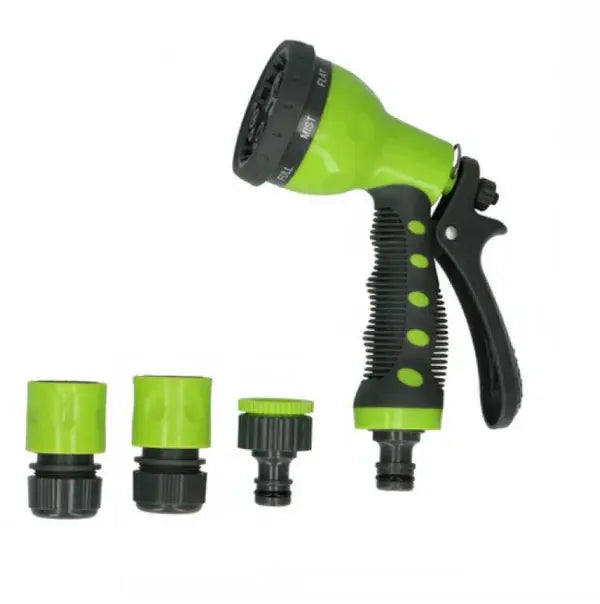Furtun Profesional De Gradina, 15 m Lungime, Cu Pistol De Stropit, Rezistent La Intemperii si Raze UV, Flexibil Doimeseriasi.ro