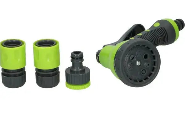 Furtun Profesional De Gradina, 15 m Lungime, Cu Pistol De Stropit, Rezistent La Intemperii si Raze UV, Flexibil Doimeseriasi.ro
