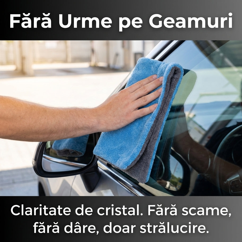 XXL Prosop Auto Profesional din Microfibră pentru Uscare, 50x80 cm, Absorbție Extremă, Delicat cu Vopseaua Glorio