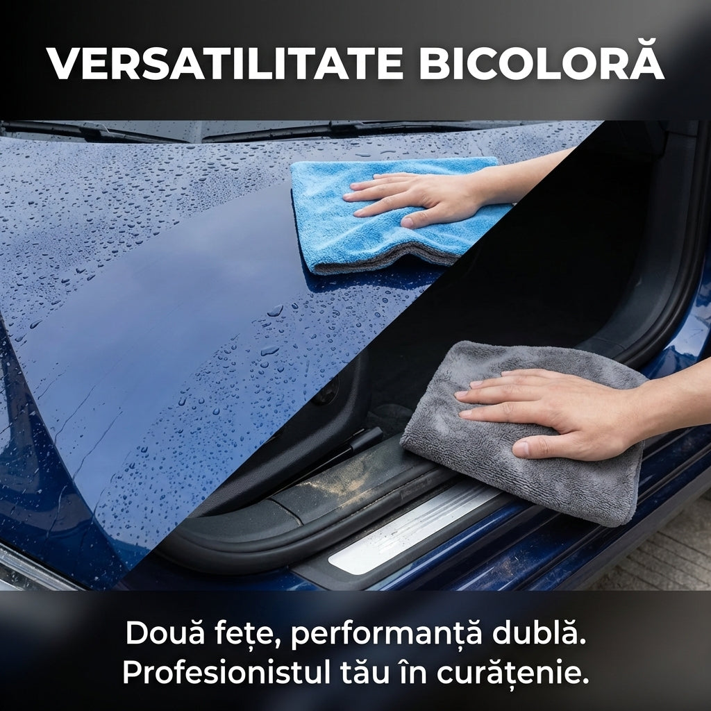 XXL Prosop Auto Profesional din Microfibră pentru Uscare, 50x80 cm, Absorbție Extremă, Delicat cu Vopseaua Glorio