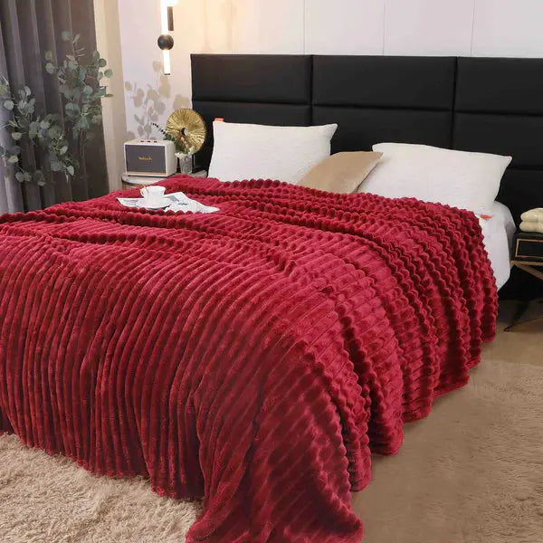 Patura Cocolino Groasa, Pentru Pat Dublu, 200 x 230 cm, Pufoasa si Calduroasa Neamtul.ro