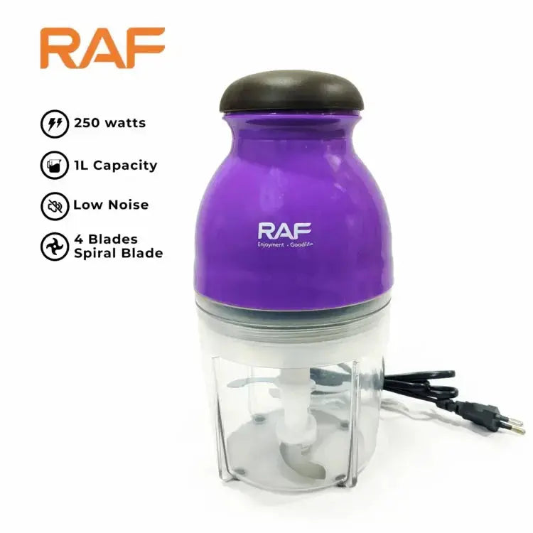 Robot de bucătărie 2 în 1 RAF-332, tocător de legume și mixer, 250W, 1L Glorio