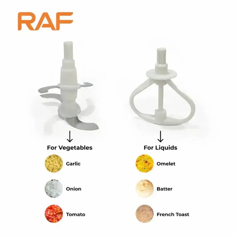 Robot de bucătărie 2 în 1 RAF-332, tocător de legume și mixer, 250W, 1L Glorio