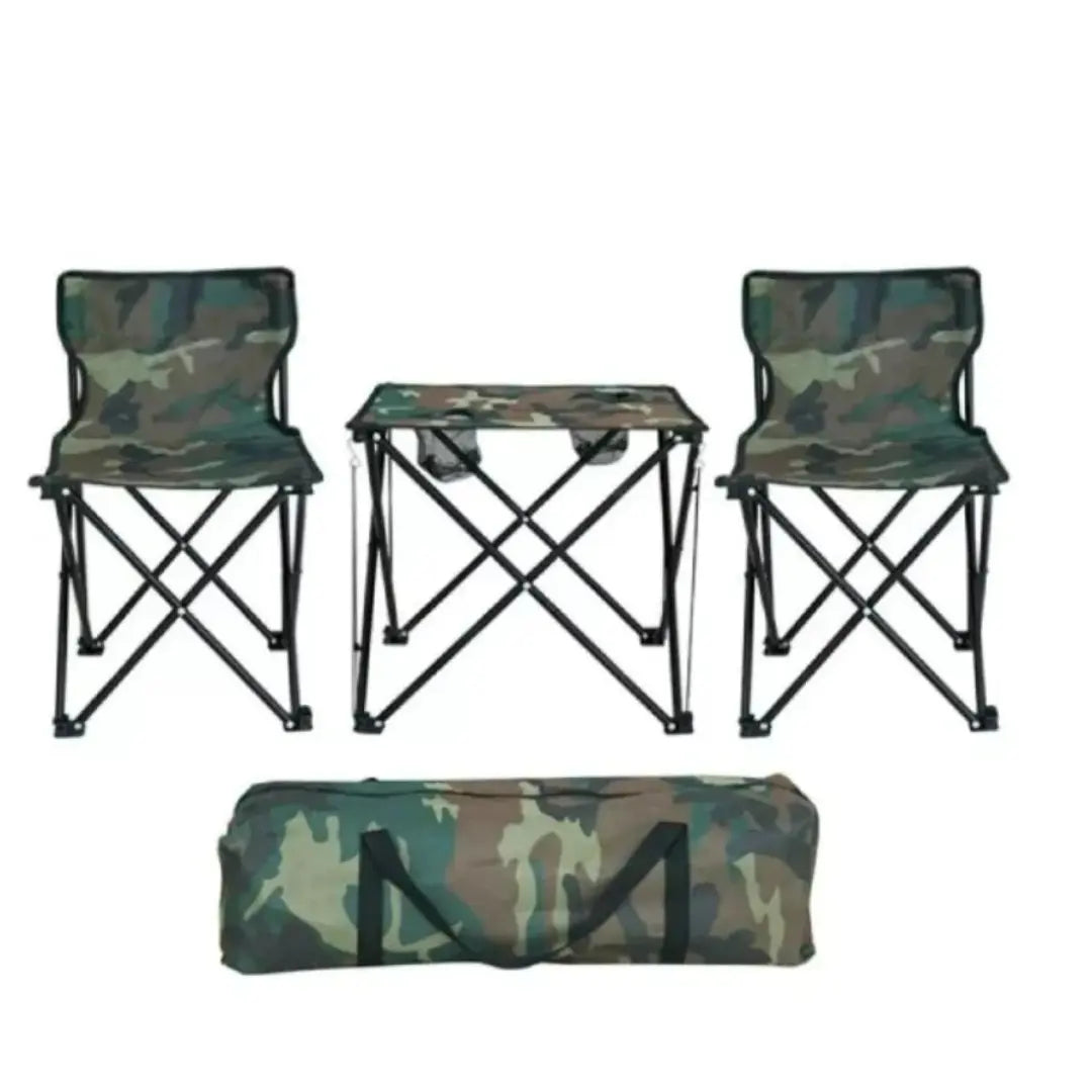 Set masa si 2 scaune pentru camping + CADOU geanta de transport Doimeseriasi.ro