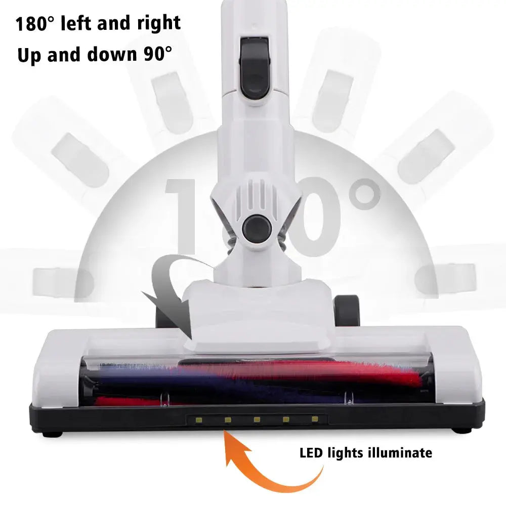 Aspirator Vertical RAF R8669 - 120W, 2000mAh, Lumini LED, Fara fir Glorio