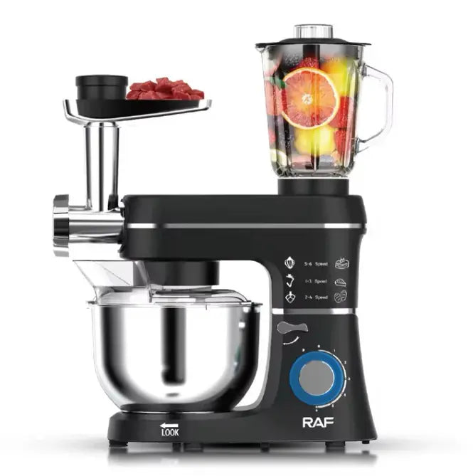 Robot de Bucătărie Multifuncțional RAF R.6609R – 5 în 1, Putere 1400W Glorio