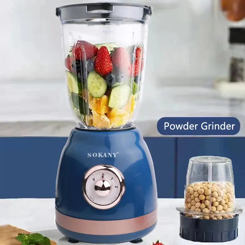 Blender Electric Puternic RAF 2826, Capacitate 1500ml, 1000W, cu 6 Lame Glorio