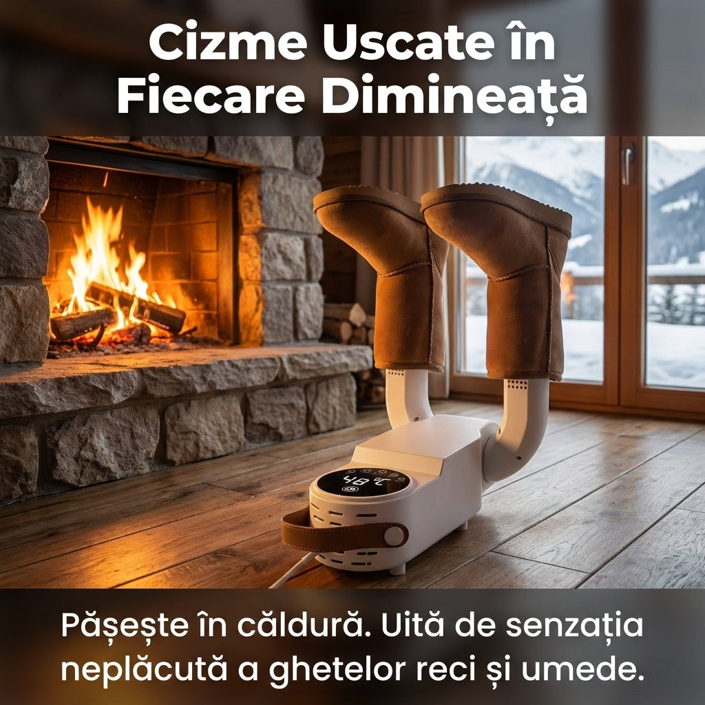 Uscător Electric DryBoost pentru Încălțăminte 150W cu Sterilizare UV Glorio