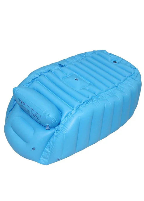 PACHET PROMO:  Piscina Gonflabila Premium 115x 82x 33 cm + Cadita Gonflabila Bebelusi 0–36 luni + Pompa Electrica+Ventilator Arctic Cool