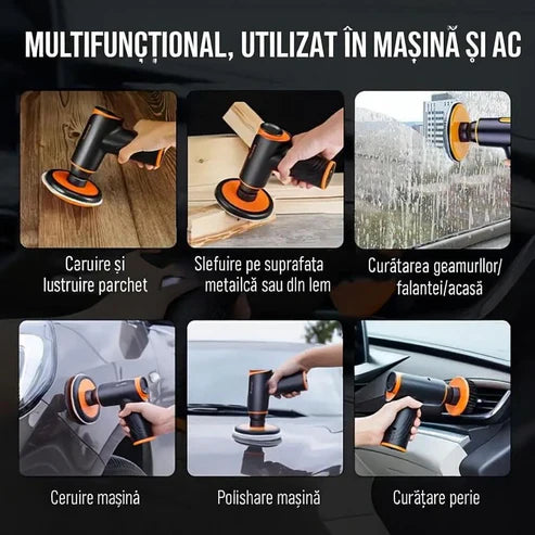Aparat Electric Pentru Polisat Masina Multifunctional. Pentru Curatare Ghiuveta, WC, Faianta, Pantofi, Parchet, 140 W Neamtul.ro
