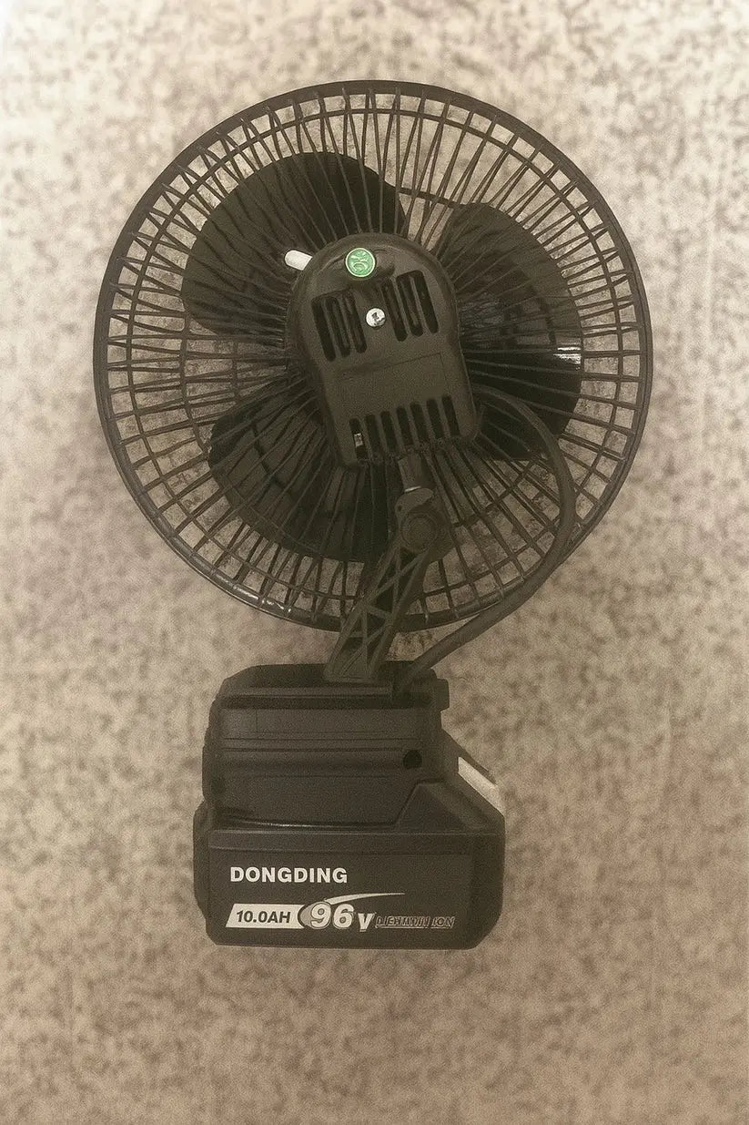 Ventilator Portabil Cu Acumulator Puternic – Baterie 96V + Încarcator CADOU Neamtul.ro