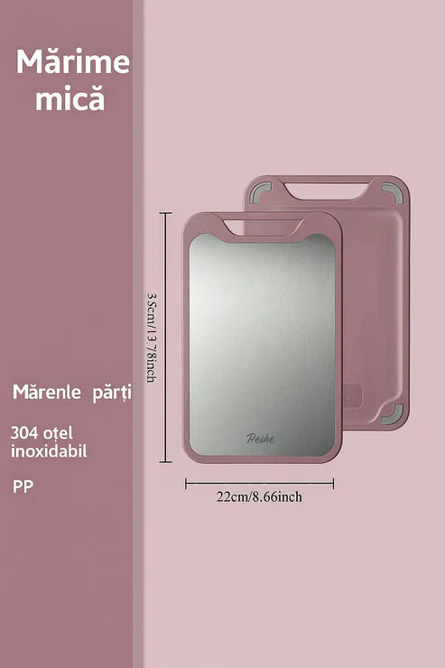 Fund De Tocat Profesional Din Otel Inoxidabil, 35 x 22 CM Neamtul.ro