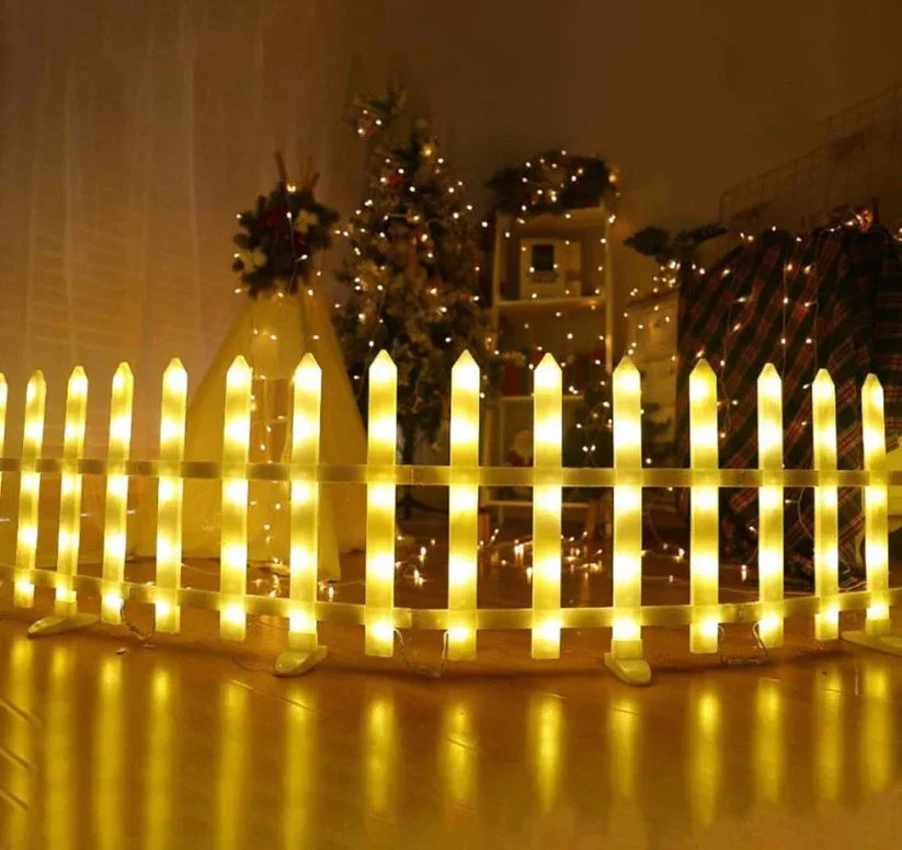 Gard Decorativ Luminos LED 3 M – Interconectabil, 160 De LED-Uri Neamtul.ro