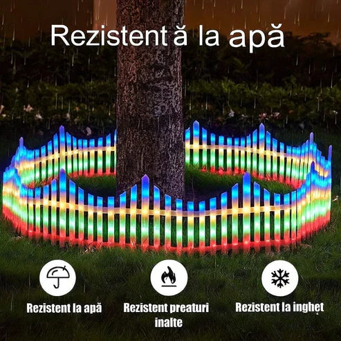 Gard Decorativ Luminos LED 3 M – Interconectabil, 160 De LED-Uri Neamtul.ro