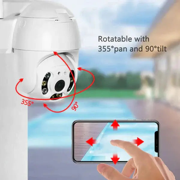 SET 4 X Camera Smart Color Jortan Surveillance4® Wifi, IP Vizualizare Live Prin Aplicatie, Senzor de Miscare Doimeseriasi.ro