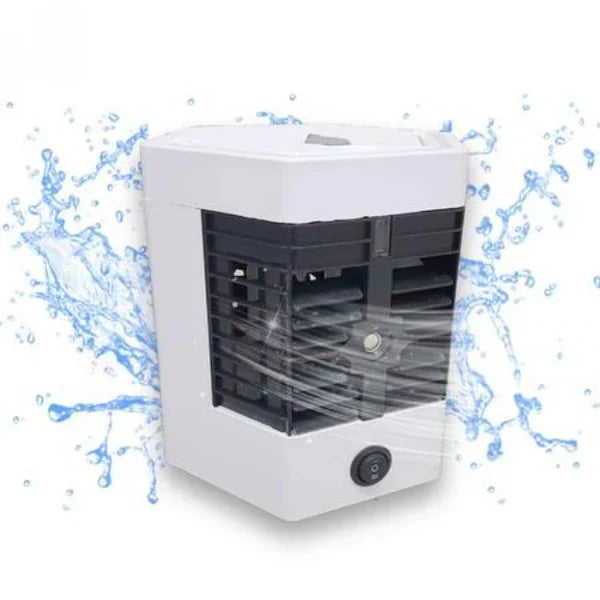 1+1 GRATIS: Mini Aer Condiționat Portabil, 2 Moduri De Funcționare, Putere 10W, Încărcare USB