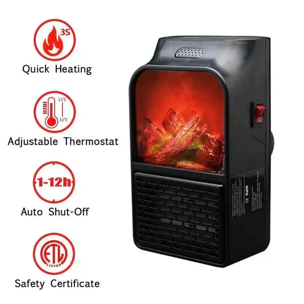 MODEL NOU: Aeroterma Model Semineu, Cu Afisaj Temperatura, Trepte De Caldura, Control Prin Telecomanda, Putere Mare, 900W Doimeseriasi.ro