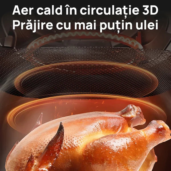 Dual AirFryer - 9L, 2200W, Oil-Free Fryer, Digital, 10 Programs, 5377B