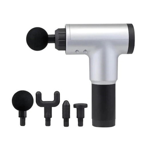 Aparat de masaj Relaxing Fit PRO cu 4 capete interschimbabile, 6 trepte de viteza, Acumulator Li-Ion Doimeseriasi.ro