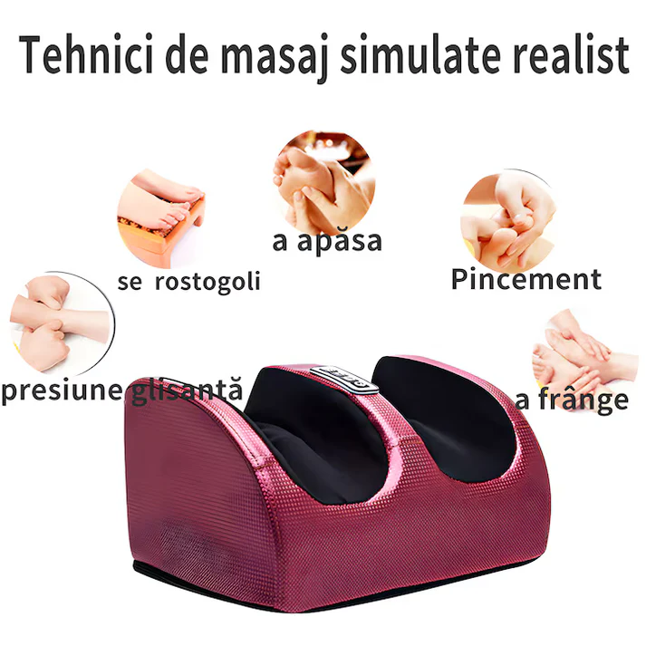 Aparat Profesional De Masat Picioarele Si Talpile Cu Incalzire Si Intensitate Reglabila + Termometru Digital CADOU Neamtul.ro