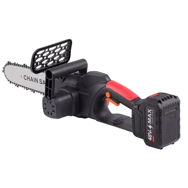 Drujba Electrica, Cu 1 x Lama 31 cm (12 INCH), 1 x Lant, 2 x Acumulator 48 V, Geanta De Transport CADOU Neamtul.ro