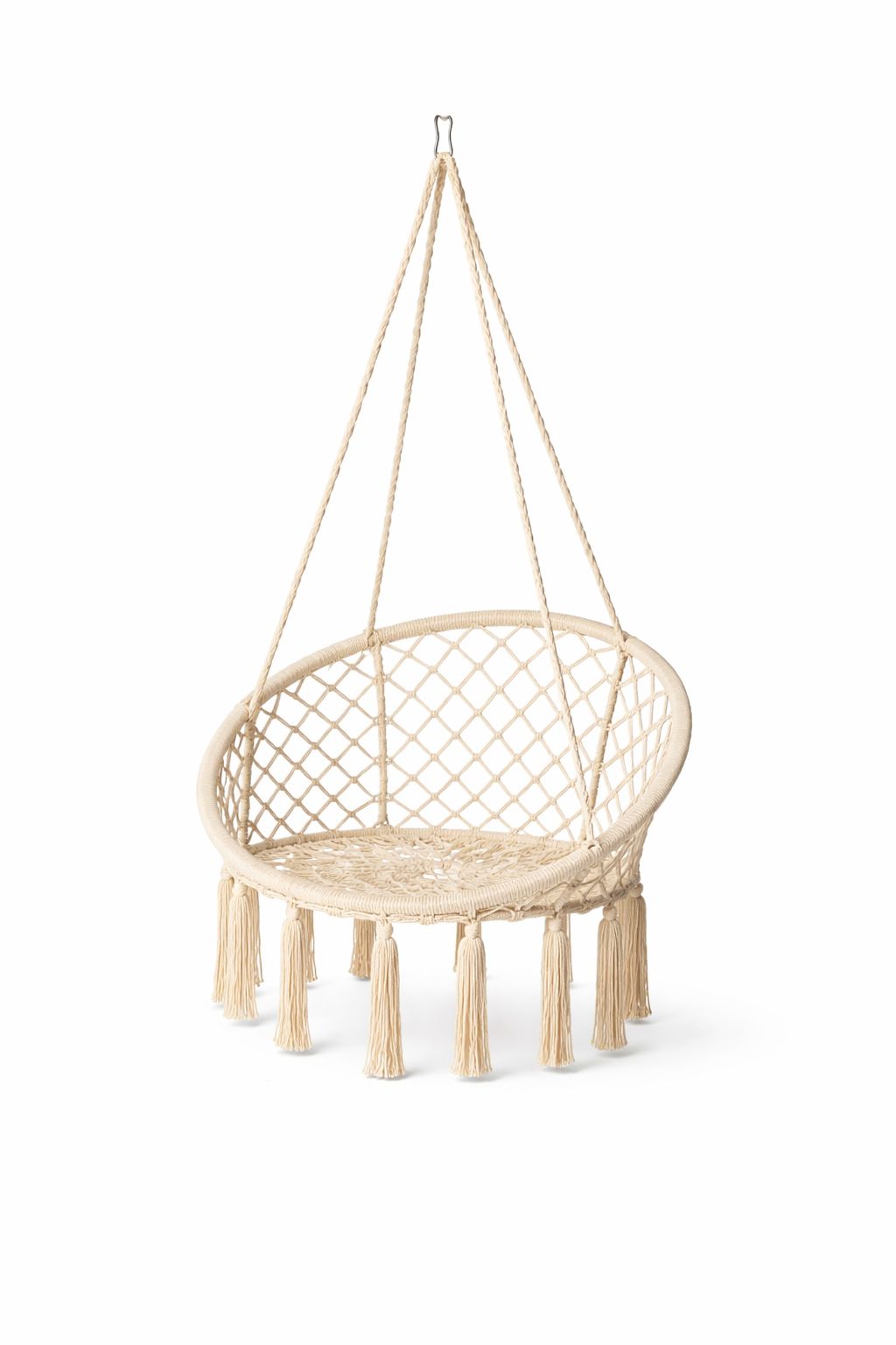 Leagan BOHO GARDEN 3+, Pentru Terasa și Gradina, Suport 125kg, Design Premium, Disponibil in Culori: Bej, Gri, Negru, Maro Neamtul.ro