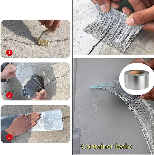 Banda Adeziva Durabila, Rezistenta La Apa si Temperaturi Inalte, Pentru Reparatii si Izolatii, 5 cm x 10 m, 1+1 CADOU Doimeseriasi.ro