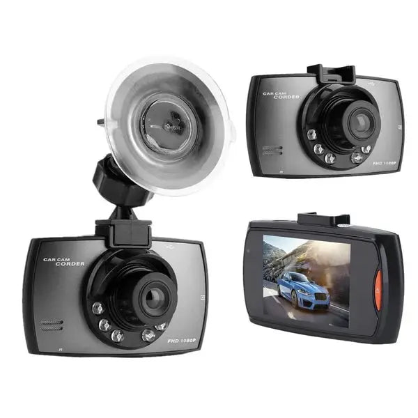 Camera de Bord DVR HD Night Vision, Ecran 2.7 inch, Senzor de miscare + Card 64 GB CADOU Doimeseriasi.ro