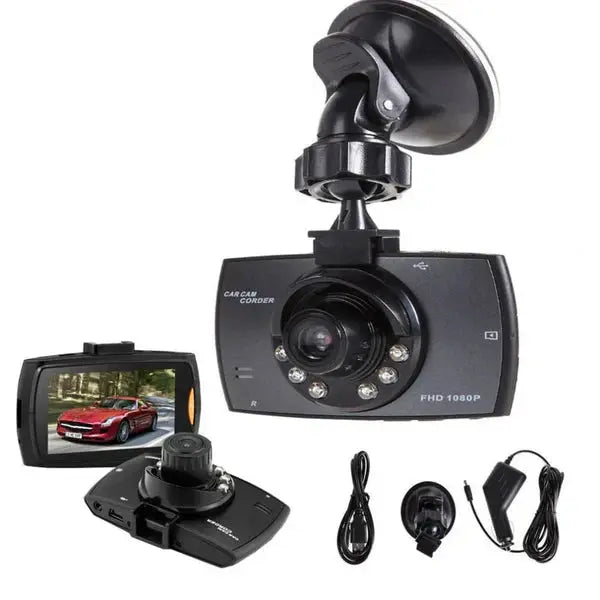 Camera de Bord DVR HD Night Vision, Ecran 2.7 inch, Senzor de miscare + Card 64 GB CADOU Doimeseriasi.ro