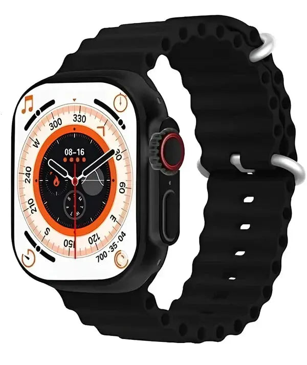 Ceas Smartwatch S9 Ultra, Deluxe Edition, Incarcare Wireless, Notificare Apel, Ritm Cardiac, Monitorizare Somn + 1 Bratara Silicon CADOU Neamtul.ro